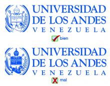 Uso correcto e incorrecto del logosímbolo en fondos claros